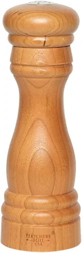 Miniatura 37 de Fletchers' Mill Molinillo de Sal Federal, Verde Espuma de Mar - 8 Pulgadas, Molienda Ajustable de Fina a Gruesa, HECHO EN EE.UU. Seafoam