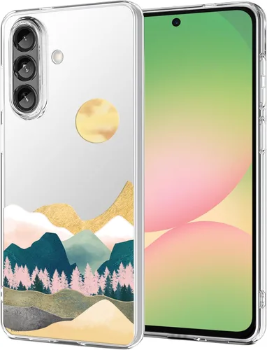 Miniatura 19 de Unov Funda diseñada para Galaxy A32 5G, funda transparente con [patrón antideslizante en relieve], protección delgada a prueba de golpes