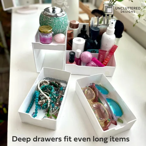Miniatura 6 de Despejado diseños Maquillaje Organizador con cajones