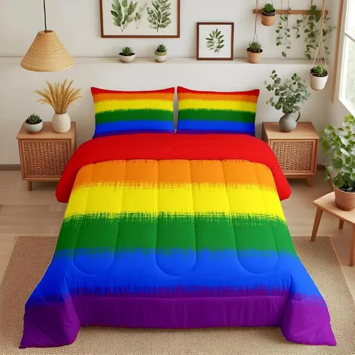 Miniatura 11 de Feelyou Juego de edredón de perezoso lindo juego de ropa de cama para niños y niñas, juego de edredón de mariposa de galaxia, hojas botánicas