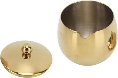 Miniatura 7 de Azucarero con tapa, recipiente para condimentos de cocina, tarro de acero inoxidable, recipiente pequeño para condimentos para el hogar y la cocina