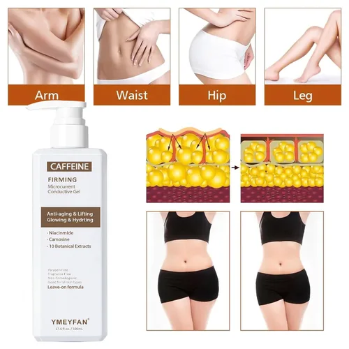 Miniatura 9 de Gel conductor de cafeína caliente para máquina de esculpir el cuerpo, gel de masaje para adelgazar el cuerpo, reafirmar y levantar la piel, apretar