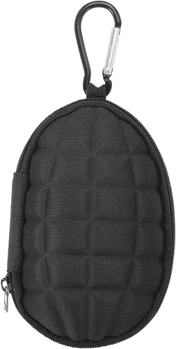 PATIKIL Bolsa de almacenamiento de accesorios de billar, bolsa de tiza portátil con clip para fijación de monedero, accesorio de billar para billar