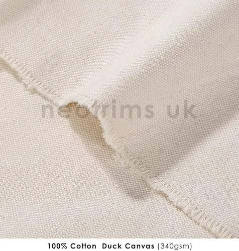 Miniatura 3 de Tela de mezcla de lino 100% algodón, calicó y algodón para manualidades, pintura, retazos, ropa y tapicería ligera. Fibras naturales Neotrim