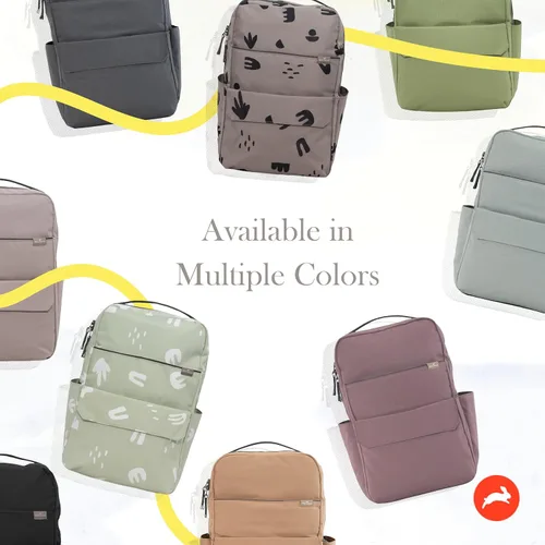Miniatura 8 de RED ROVR Roo - Mochila ligera para pañales de 1 libra, 11 bolsillos organizativos, duradera y resistente al agua (musgo)