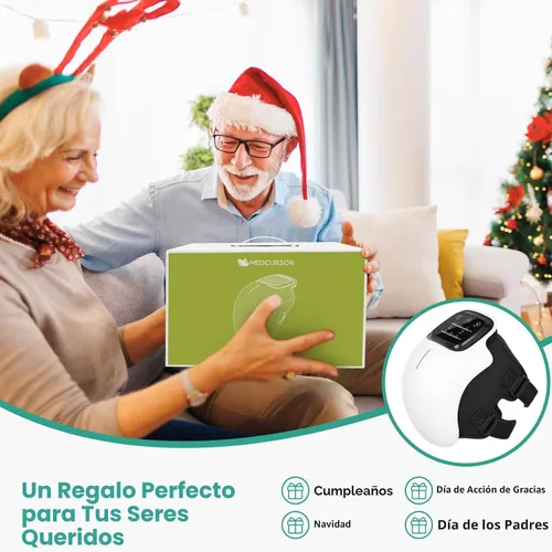 Miniatura 2 de Medcursor - Masajeador de rodilla, masajeador de rodilla calentado inalámbrico con 3 niveles de calentamiento, 3 modos de vibración, pantalla LED