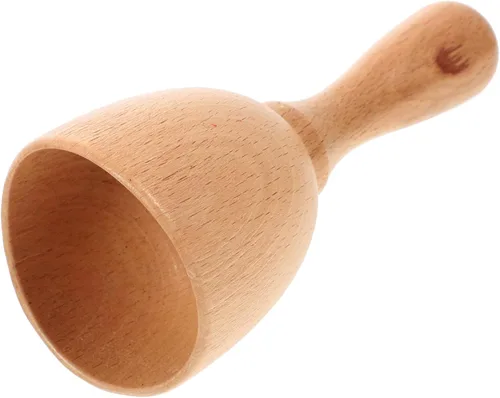 FRCOLOR Taza de masaje de mano herramienta segura para masaje facial corporal promueve la circulación de bordes suaves para cuello, hombros, brazos