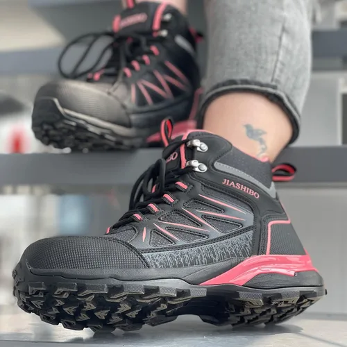 Miniatura 4 de Botas de trabajo con punta de acero para mujer, botas de trabajo aisladas, zapatos de punta de acero, botas de construcción cómodas, botas