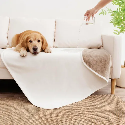 Miniatura 26 de Manta impermeable para perros pequeños, a prueba de fugas, manta reversible para sofá, cama, protector de muebles lavable a máquina, 25 x 35