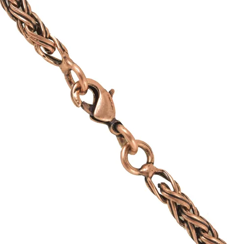 Miniatura 7 de Impresionante collar con colgante de árbol de la vida de cobre con piedras preciosas hechas a mano y cadena de 20 pulgadas, perfecto
