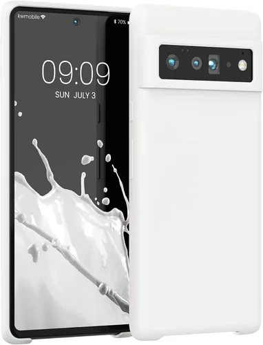 Miniatura 417 de kwmobile Funda Compatible con Google Pixel 6 Pro - Funda de teléfono de silicona TPU con acabado suave - Azul Arrecife
