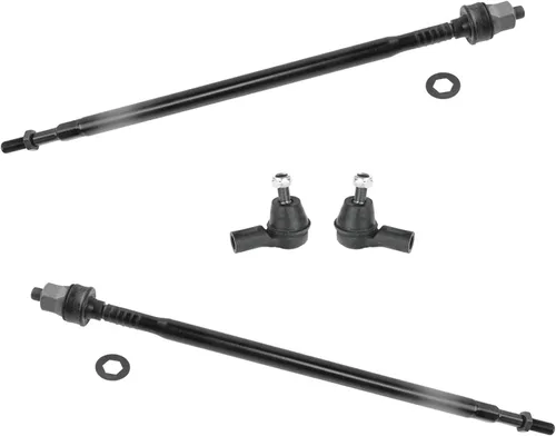 Miniatura 177 de TRQ Juego de barras de acoplamiento delanteras interiores y exteriores de 4 piezas compatible con Jeep Cherokee 1991-2001 y Comanche 91-92