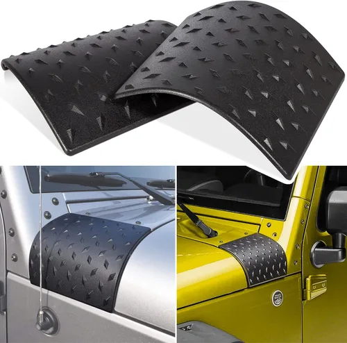 Miniatura 6 de Danti Eagle Eyes estilo Fury Grid Gladiator Vader Rejilla Frontal Grill – Carcasa frontal capucha Parachoques Guardia de pantalla mate, Negro