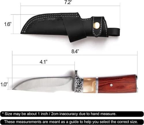 Miniatura 5 de Funda Horizontal para Cuchillo de Cinturón Gentlestache, Funda de Extraccion Compacta EDC en Negro