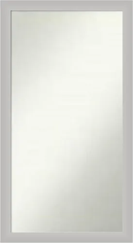 Miniatura 27 de Amanti Art Silver Bathroom Mirror for Over Sink, 24x49 Custom Made Marred Pewter Rectangle Vanity Mirror, Oversize Casual Wood Frame, Hangs Estaño