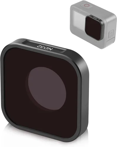 Miniatura 8 de PULUZ Filtro de lente ND8 para GoPro Hero11 / Hero11 Mini / HERO10 / HERO9 Kit de filtro de lente de densidad neutra negro lente protectora estándar