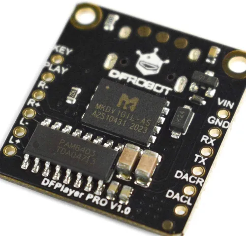 Miniatura 4 de Módulo MP3 DFPlayer Pro [memoria integrada de 128 MB], no requiere tarjeta TF, modo de disco en U tipo C, DAC de 24 bits de doble canal