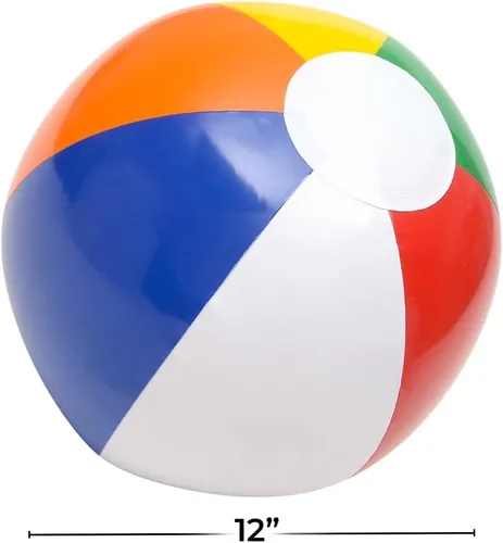 Miniatura 2 de Rhode Island Novelty Bola de playa multicolor de 12