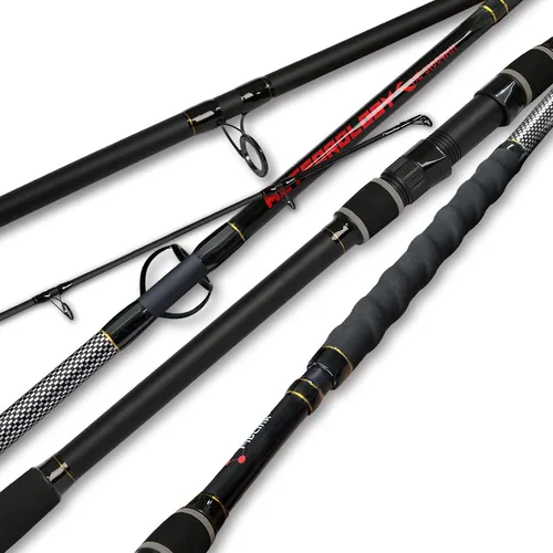 Miniatura 10 de Fiblink Caña de pesca de surf, 2 piezas/3 piezas, portátil, caña de surf para agua salada (9'/10'6"/12')