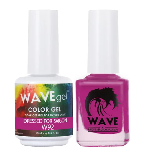 Miniatura 135 de WAVEGEL - Juego dúo de gel y esmalte de uñas a juego - Colección Simplicity - #P109 Blizzard I 0.5 onzas
