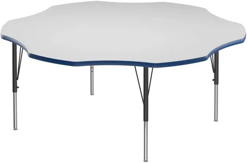 Miniatura 75 de Correll - Mesa rectangular de 24 x 36 pulgadas, mesa de actividades superior de borrado en seco, altura ajustable (19 a 29), laminado de alta