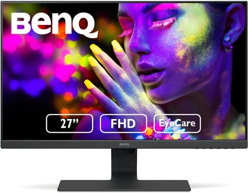 BenQ Monitor de computadora GW2780 IPS 1080P FHD de 27 pulgadas con altavoces integrados, tecnología patentada de cuidado de los ojos, brillo