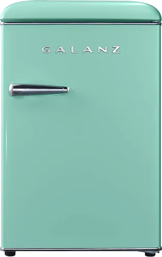 Miniatura 2 de Galanz GLR25MGNR10 - Refrigerador compacto retro, mini refrigerador y horno microondas retro GLCMKZ07GNR07 con cocción y recalentamiento automático