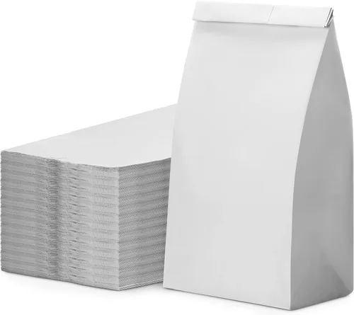 Miniatura 13 de Culinware Bolsas de papel kraft de 2 libras, bolsas de papel marrón duraderas para aperitivos, sándwich, pasteles, palomitas de maíz, comestibles