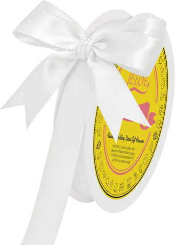 Miniatura 96 de Cinta de satén blanca antigua de doble cara de 1-1/2 pulgadas x 50 yardas, cinta de poliéster para envolver regalos, día de San Valentín, bodas