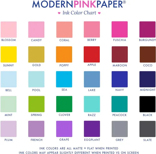 Miniatura 6 de Modern Pink Paper Juego de papelería con monograma de 3 letras para hombres o mujeres TARJETAS DE NOTAS PLANAS, tarjetas de notas con monograma