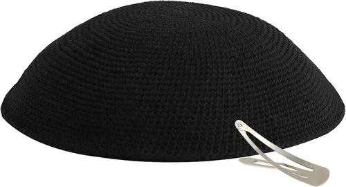 Zion Judaica - Paquetes de Kipá de punto de calidad a granel, Kipppot o Kippas individuales, clips Kipa gratis incluidos