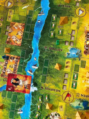 Miniatura 4 de Amun Re by Alley Cat Games Juego de mesa de estrategia A partir de 12 años 2 a 5 jugadores Juego clásico de subastas y construcción