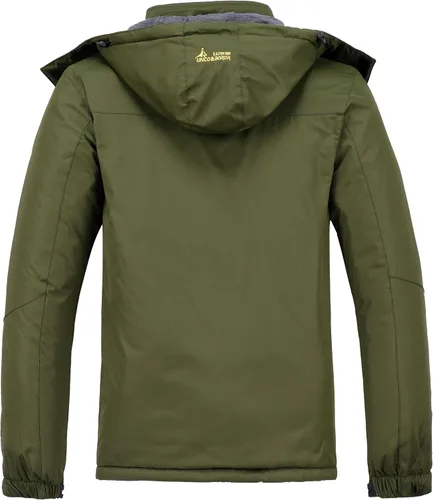 Miniatura 3 de Chaqueta de esquí para hombre, impermeable, cálida, abrigo de nieve de invierno para senderismo