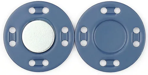 Miniatura 25 de Juego de 6 botones magnéticos, suministros de costura, hebilla magnética de metal, 3 pares de botones invisibles a presión para ropa, abrigo, Verde