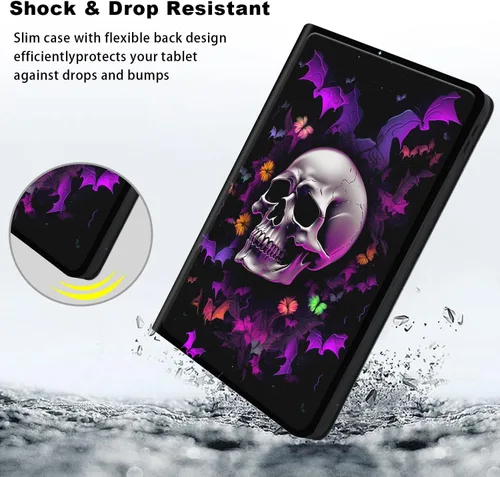 Miniatura 4 de Funda para Kindle básico de 6 pulgadas (11.ª generación), múltiples ángulos, piel sintética, delgada, con función de encendido y apagado automático