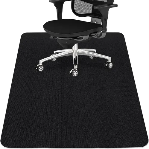 Miniatura 11 de Sycoodeal Tapete para silla de oficina para suelo de madera dura, tapete para silla gaming de computadora de oficina para suelo de azulejos, negro