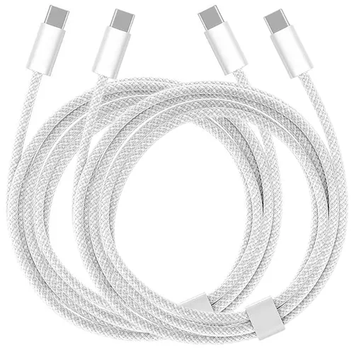 Miniatura 17 de Cable tejido USB A a USB C para iPhone 15/16/16E/17 para iPhone 17Air, 15 16 Pro Max, 15/16 Plus, iPad 10ª generación, iPad Pro 12.9/11, iPad Air