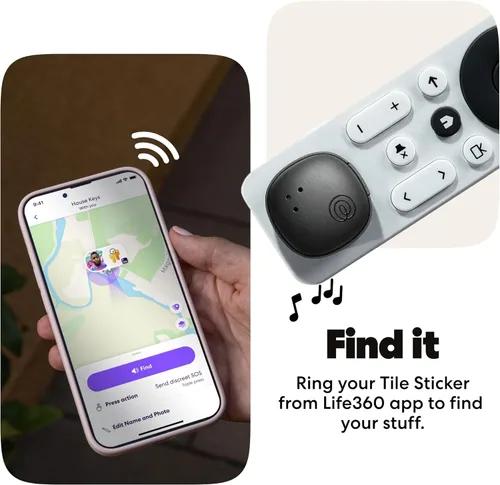 Miniatura 4 de Tile by Life360 Essentials - Rastreadores Bluetooth y localizadores de artículos para llaves, billeteras, controles remotos y más; encuentra