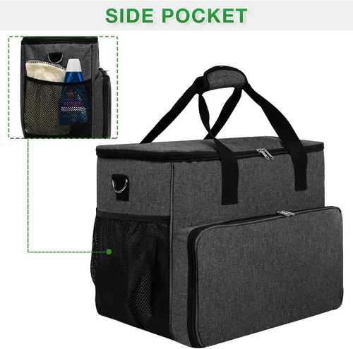 Miniatura 4 de Bolsa de almacenamiento compatible con el limpiador de alfombras y tapicería Bissell 1400B/3353, bolsa de transporte para limpiador de vapor