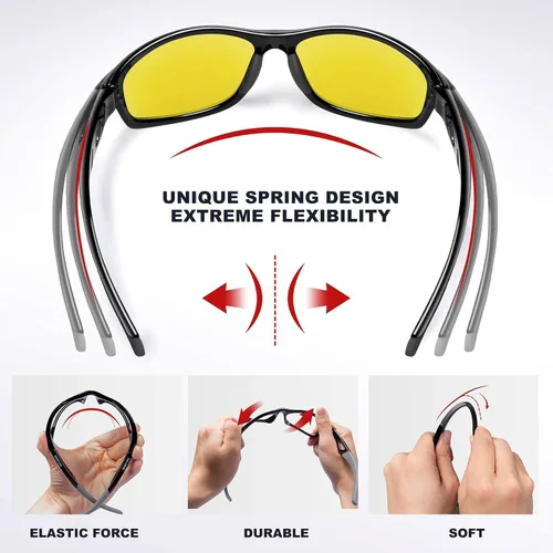 Miniatura 2 de RIVBOS Sunglasses for Men Women Polarized UV Protection Sports Fishing Driving Shades Cycling RB833