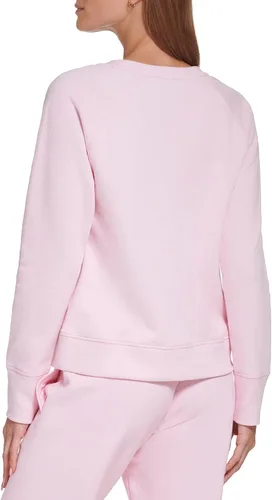 Miniatura 4 de DKNY Cuello redondo con logotipo de diamantes de imitación