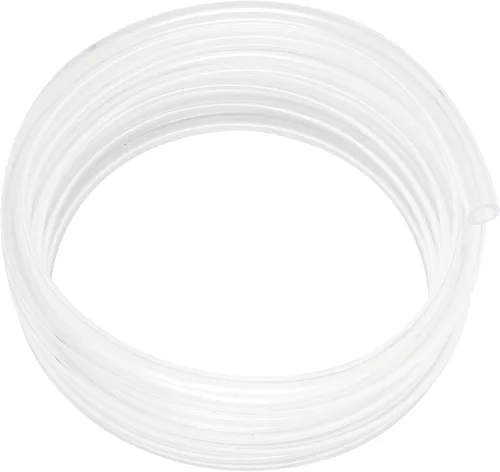 Tubo de vinilo transparente de 1/2 pulgadas de diámetro interior x 5/8 pulgadas de diámetro exterior a 25 pies y 60 PSI, tubo de plástico flexible y