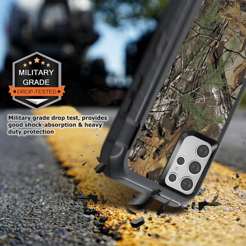 Miniatura 6 de Funda compatible con Samsung Galaxy S22 Ultra para hombres y niños, funda de camuflaje con protector de lente de cámara resistente