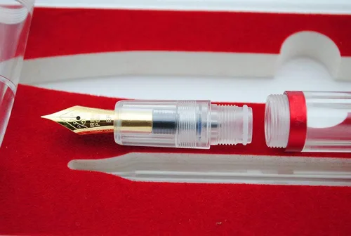 Miniatura 3 de czxwyst M2 - Juego de pluma estilográfica de gran capacidad de tinta para coleccionar, negocios, firma, estudiante, oficina, caligrafía