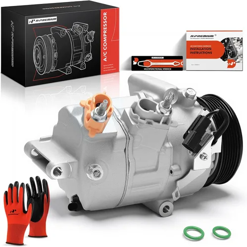 Miniatura 10 de A-Premium Compresor de A/C con embrague compatible con Ford Explorer 3.0L 2020-2023, Police Interceptor Utility 3.0L 2020-2023, Lincoln Aviator 3.0L