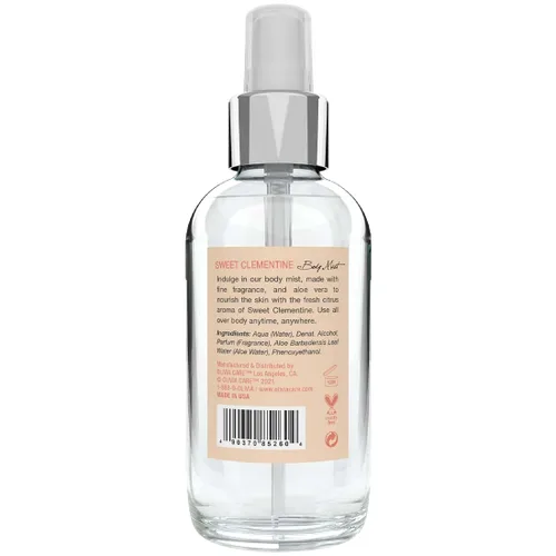 Miniatura 9 de Olivia Care Spray corporal hecho con aroma natural de clementina dulce, refrescante, calmante, refrescante e hidratante, elimina el olor con aroma