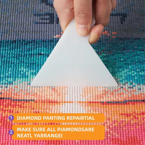 Miniatura 6 de KTCLCATF 46 piezas de herramientas y accesorios DIY para pintura de diamantes, bolígrafos de pintura de múltiples tamaños para adultos para hacer