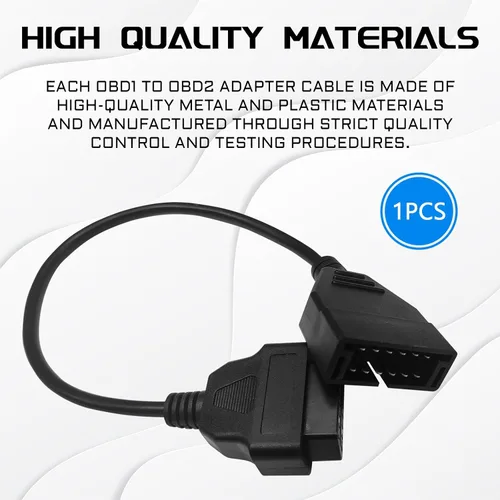 Miniatura 3 de Escáner OBD1, Adaptador OBD1 a OBD2 GM, Cable Escáner OBD 1 Lector de Códigos OBD1 12 Pines a OBD2 OBD II 16 Pines Enchufe Herramienta de Extensión