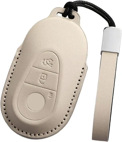 Miniatura 9 de para Mercedes-Benz Funda para llavero, Funda para llavero Mercedes C E M S CLS CLK GLK GLC G AMG Accesorios para llavero de cuero Funda protectora
