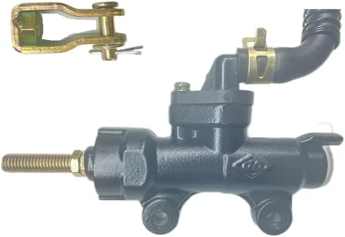 Miniatura 4 de QYMOTO CK100-S Cilindro maestro de freno compatible con Coleman Powersports 98cc 3.0 HP SK100 CK100 Go Kart (Collocación Banjo Bolt)